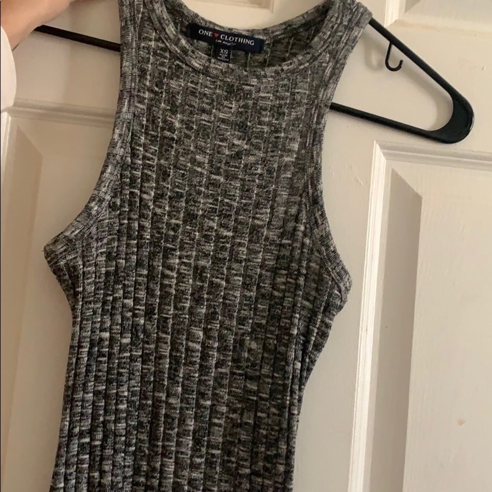 Body Con Ribbed Maxi dress